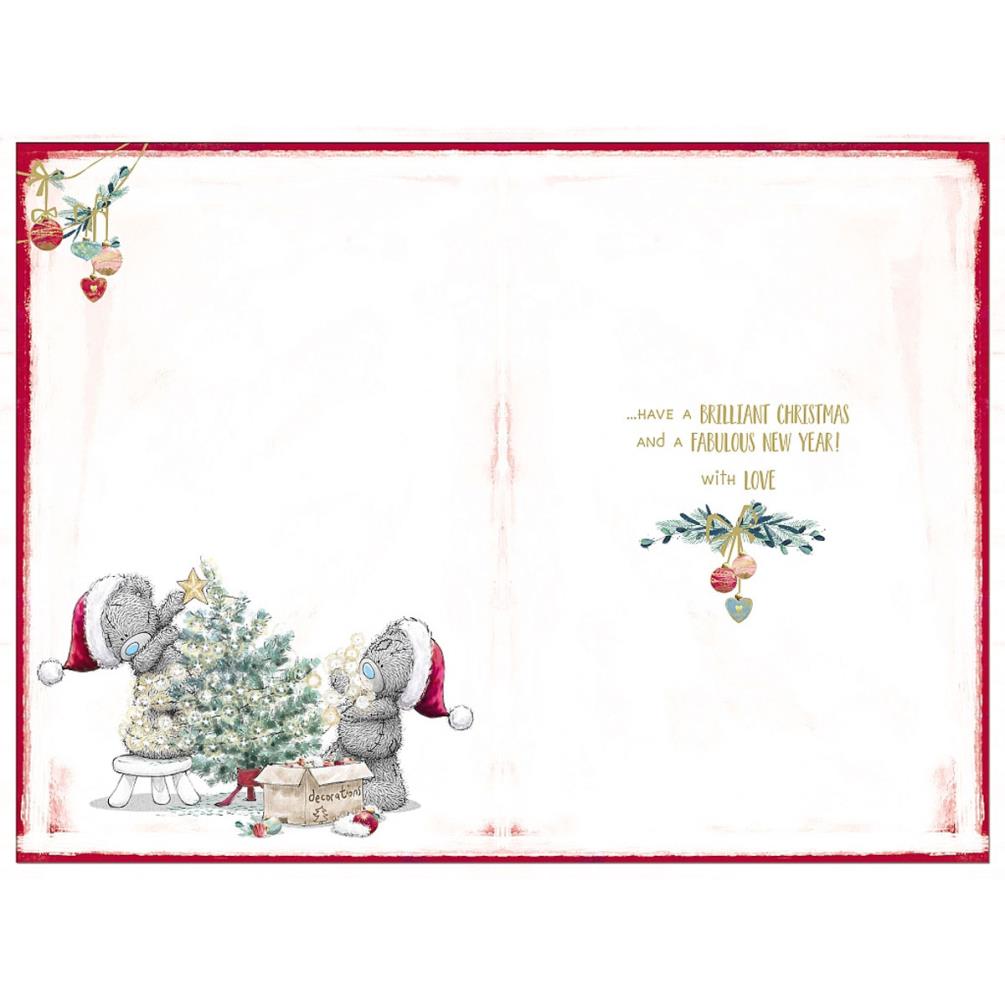 Dad Verse Me to You Bear Christmas Card Extra Image 1